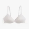 Sutien push-up fără sârmă cu logo repetat
