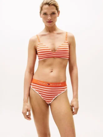Sutien triunghiular cu dungi