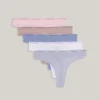 Tanga cu logo Tommy, pachet de 5 Tanga cu logo Tommy, pachet de 5