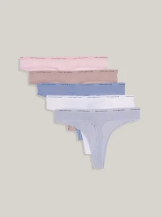 Tanga cu logo Tommy, pachet de 5
