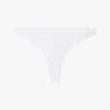 Tanga din bumbac elastic cu logo repetat Tanga din bumbac elastic cu logo repetat