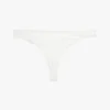 Tanga din bumbac elastic cu logo repetat
