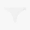 Tanga din bumbac elastic cu logo repetat Tanga din bumbac elastic cu logo repetat