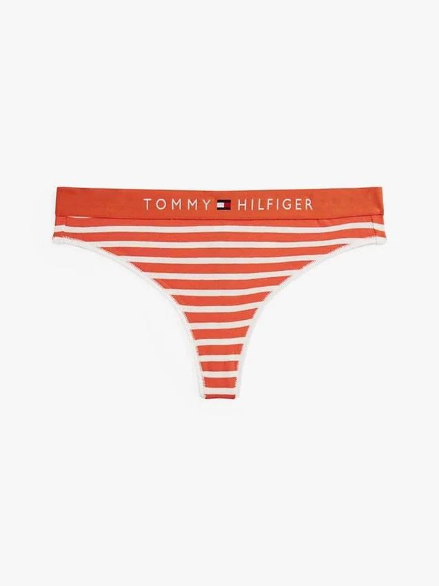 Tanga din bumbac elastic cu logo Tommy Tanga din bumbac elastic cu logo Tommy