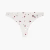 Tanga din jersey cu imprimeu floral Tanga din jersey cu imprimeu floral