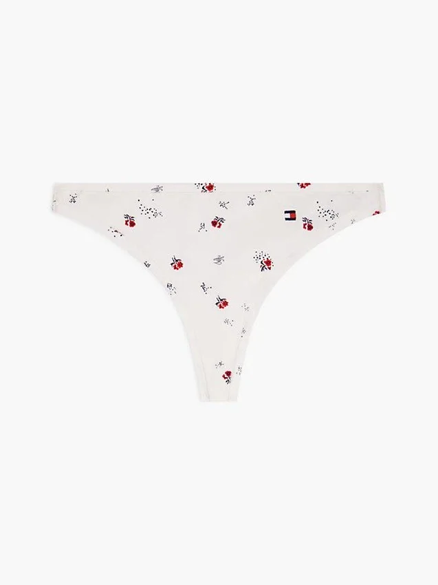 Tanga din jersey cu imprimeu floral Tanga din jersey cu imprimeu floral