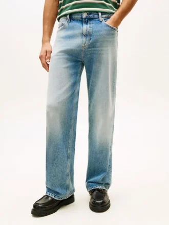 Tommy Jeans Blugi bootcut cu efect de uzură