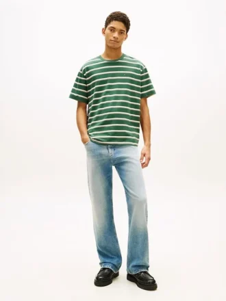 Tommy Jeans Blugi bootcut cu efect de uzură