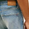 Tommy Jeans Blugi bootcut cu efect de uzură Tommy Jeans Blugi bootcut cu efect de uzură