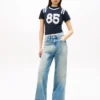 Tommy Jeans Blugi cu talie înaltă și croi larg Tommy Jeans Blugi cu talie înaltă și croi larg