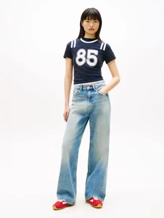 Tommy Jeans Blugi cu talie înaltă și croi larg