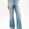 Tommy Jeans Blugi cu talie înaltă și croi larg Tommy Jeans Blugi cu talie înaltă și croi larg