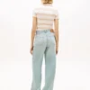 Tommy Jeans Blugi cu talie înaltă și picior larg Tommy Jeans Blugi cu talie înaltă și picior larg