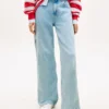 Tommy Jeans Blugi drepți cu aspect uzat Tommy Jeans Blugi drepți cu aspect uzat