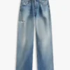 Tommy Jeans Blugi drepți cu aspect uzat Tommy Jeans Blugi drepți cu aspect uzat
