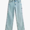 Tommy Jeans Blugi drepți cu aspect uzat Tommy Jeans Blugi drepți cu aspect uzat