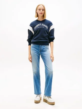 Tommy Jeans Blugi drepți cu închidere cu nasturi