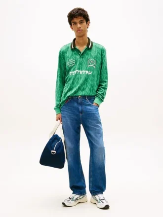Tommy Jeans Blugi largi cu talie înaltă