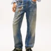 Tommy Jeans Blugi relaxați cu imprimeu lanț