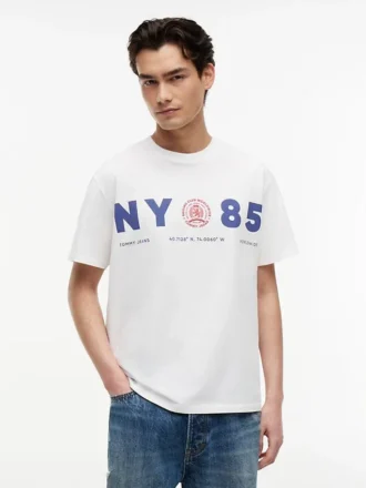 Tommy Jeans Blugi Tricou NY 85 cu croială lejeră