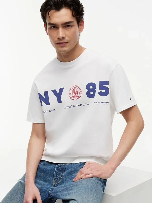 Tommy Jeans Blugi Tricou NY 85 cu croială lejeră Tommy Jeans Blugi Tricou NY 85 cu croială lejeră