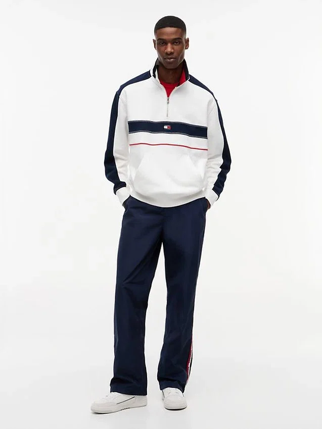 Tommy Jeans Colorblock Quarter-Zip Tommy Jeans Colorblock Quarter-Zip