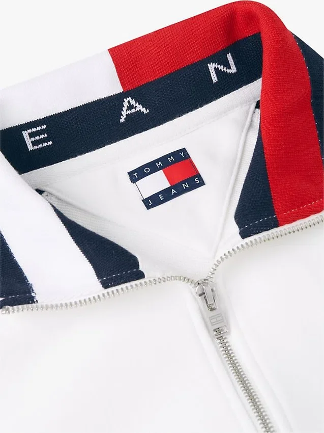 Tommy Jeans Colorblock Quarter-Zip Tommy Jeans Colorblock Quarter-Zip