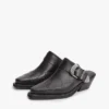 Tommy Jeans Mule din piele în stil western Tommy Jeans Mule din piele în stil western