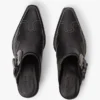 Tommy Jeans Mule din piele în stil western Tommy Jeans Mule din piele în stil western