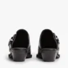 Tommy Jeans Mule din piele în stil western Tommy Jeans Mule din piele în stil western