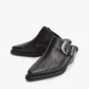 Tommy Jeans Mule din piele în stil western Tommy Jeans Mule din piele în stil western