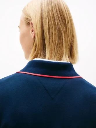 Tommy Jeans Polo cropped cu croială dreptă