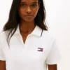 Tommy Jeans Polo cropped cu croială dreptă Tommy Jeans Polo cropped cu croială dreptă
