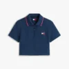 Tommy Jeans Polo cropped cu croială dreptă