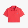 Tommy Jeans Polo cropped cu croială dreptă Tommy Jeans Polo cropped cu croială dreptă