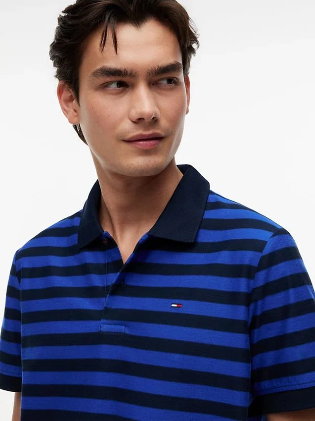 Tommy Jeans Polo cu dungi, croială regular Tommy Jeans Polo cu dungi, croială regular
