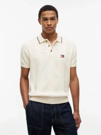 Tommy Jeans Polo cu mâneci scurte la pantaloni scurți Tommy Jeans Polo cu mâneci scurte la pantaloni scurți