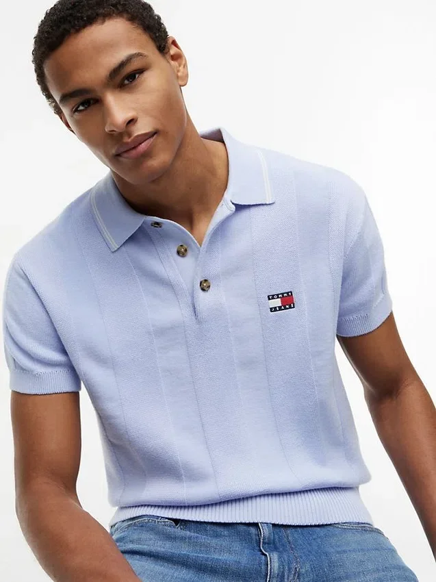 Tommy Jeans Polo cu mâneci scurte la pantaloni scurți Tommy Jeans Polo cu mâneci scurte la pantaloni scurți