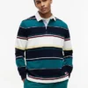 Tommy Jeans Polo relaxat cu dungi în stil rugby Tommy Jeans Polo relaxat cu dungi în stil rugby