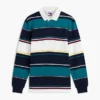 Tommy Jeans Polo relaxat cu dungi în stil rugby Tommy Jeans Polo relaxat cu dungi în stil rugby