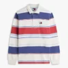 Tommy Jeans Polo relaxat cu dungi în stil rugby Tommy Jeans Polo relaxat cu dungi în stil rugby