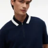 Tommy Jeans Polo relaxat cu fermoar pe un sfert Tommy Jeans Polo relaxat cu fermoar pe un sfert