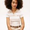 Tommy Jeans Polo slim fit din tricot cu nervuri Tommy Jeans Polo slim fit din tricot cu nervuri