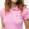 Tommy Jeans Polo slim fit din tricot cu nervuri Tommy Jeans Polo slim fit din tricot cu nervuri