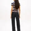 Tommy Jeans Polo slim fit din tricot cu nervuri