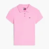 Tommy Jeans Polo slim fit din tricot cu nervuri Tommy Jeans Polo slim fit din tricot cu nervuri