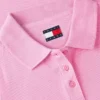 Tommy Jeans Polo slim fit din tricot cu nervuri Tommy Jeans Polo slim fit din tricot cu nervuri