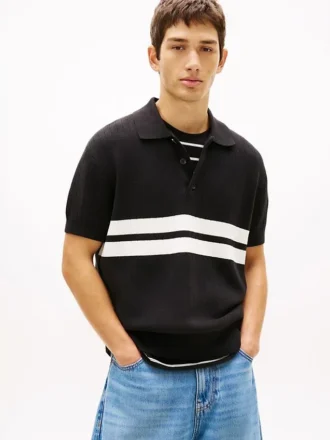 Tommy Jeans Pulover polo cu mâneci scurte la pantaloni scurți