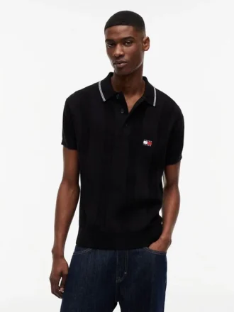 Tommy Jeans Pulover polo cu mâneci scurte la pantaloni scurți
