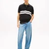 Tommy Jeans Pulover polo cu mâneci scurte la pantaloni scurți Tommy Jeans Pulover polo cu mâneci scurte la pantaloni scurți